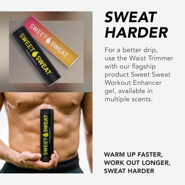 Sweet Sweat Waist Trimmer for Men and Women, high intensity training - Image 3